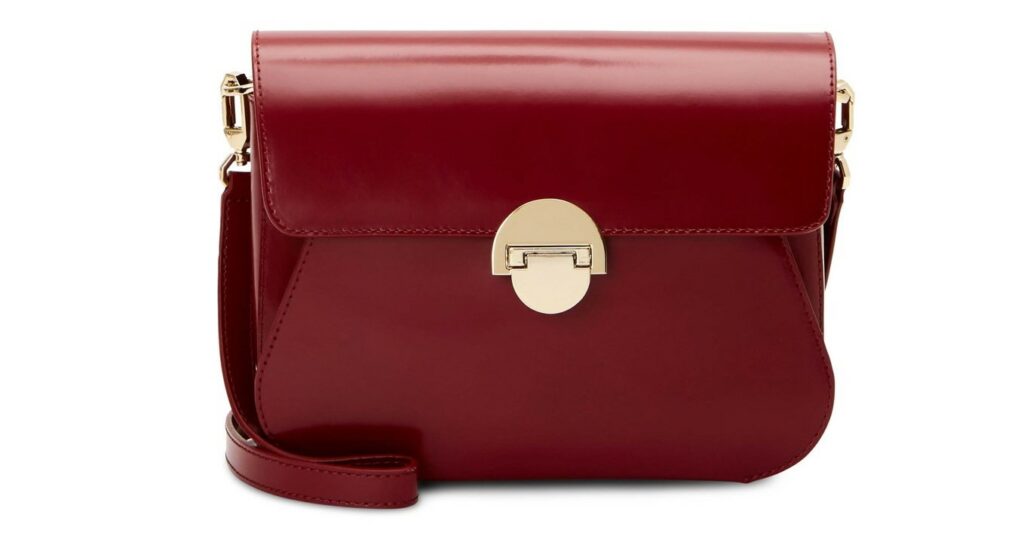 Pony-style calfskin crossbody bag Picard Red in Pony-style calfskin -  32611860